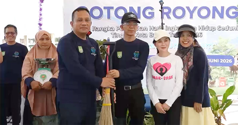 Amsakar-Li Claudia Pimpin Gerakan Bersih Batam, Momentum Hari Lingkungan Hidup jadi Aksi Nyata